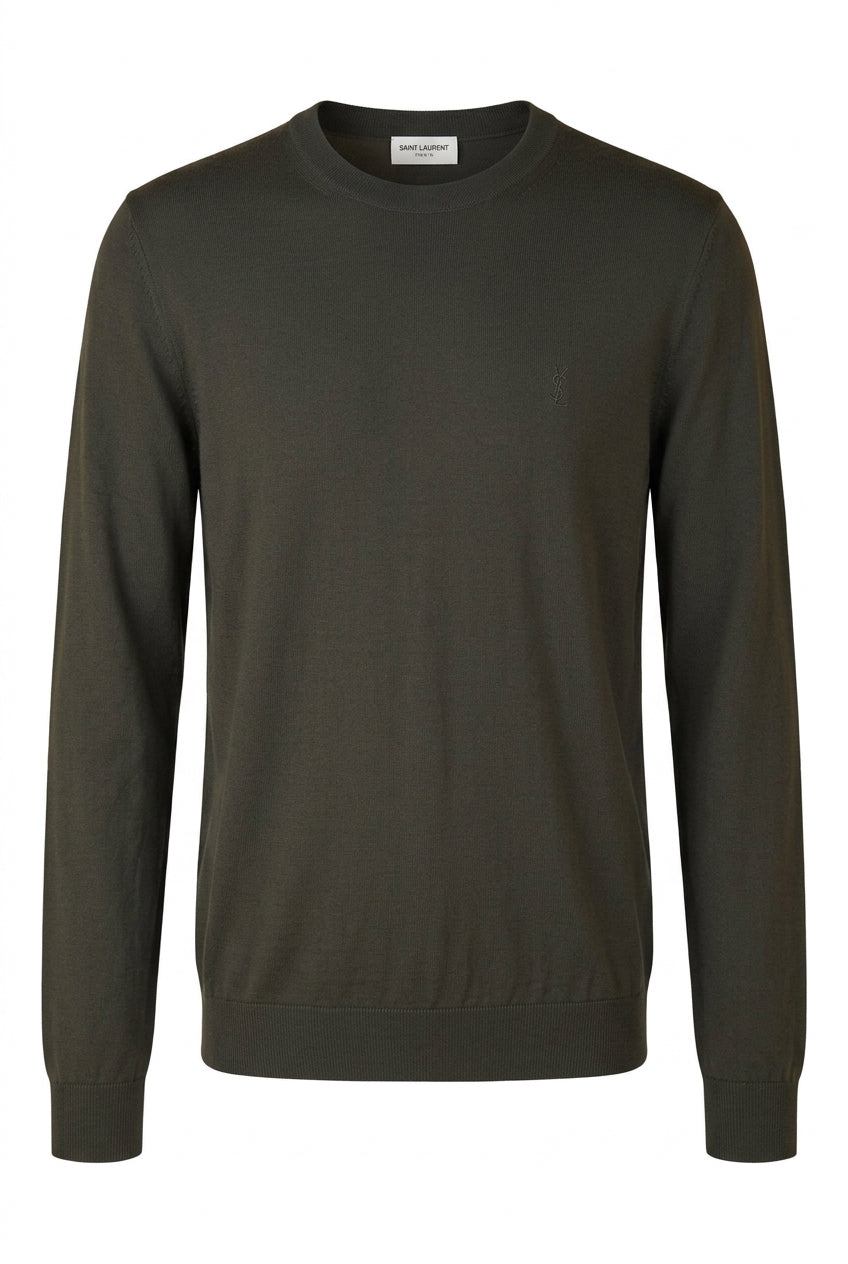YSL Knit Sweater (Olive)