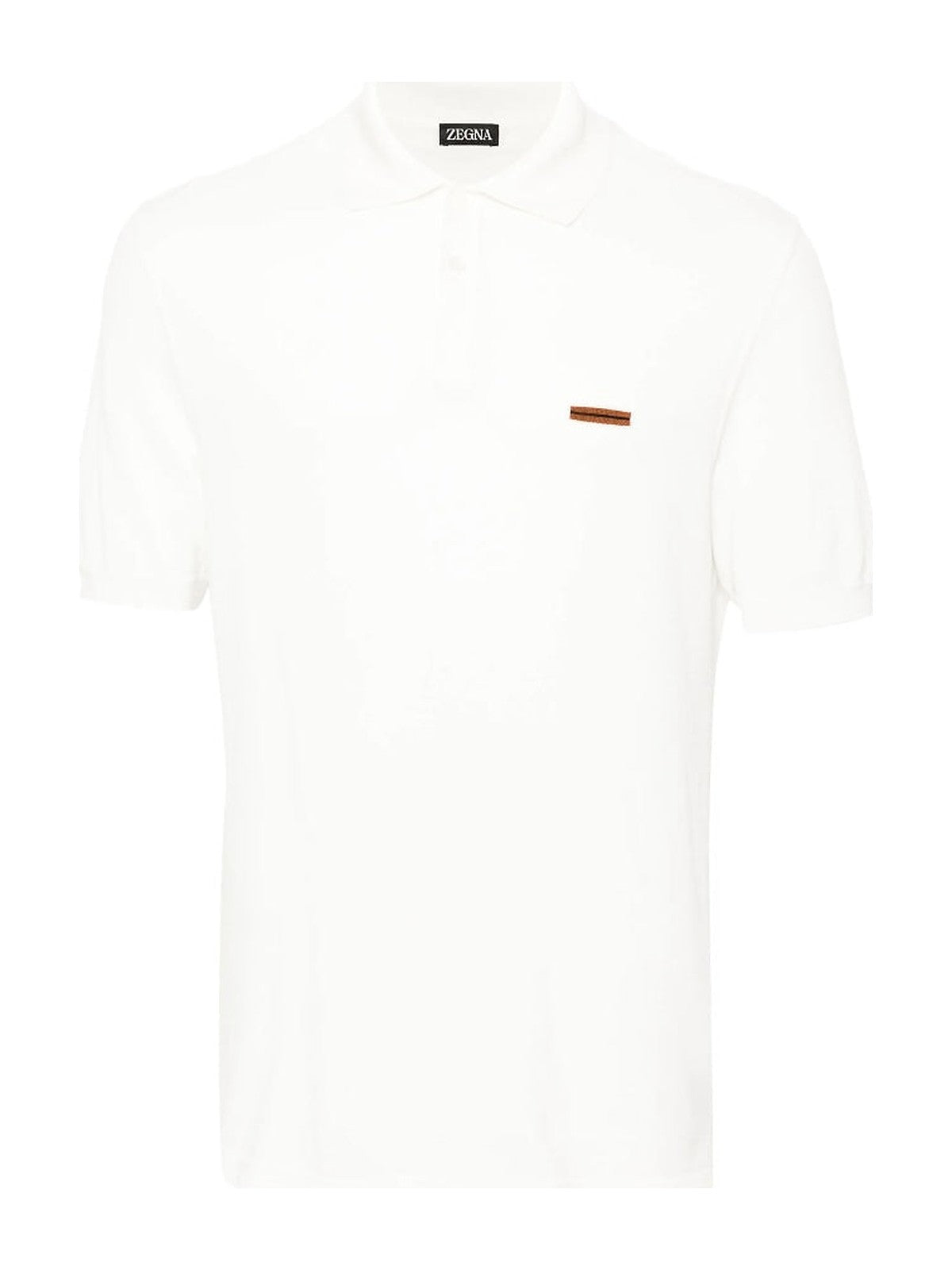 Zegna Pique Cotton Polo (White)